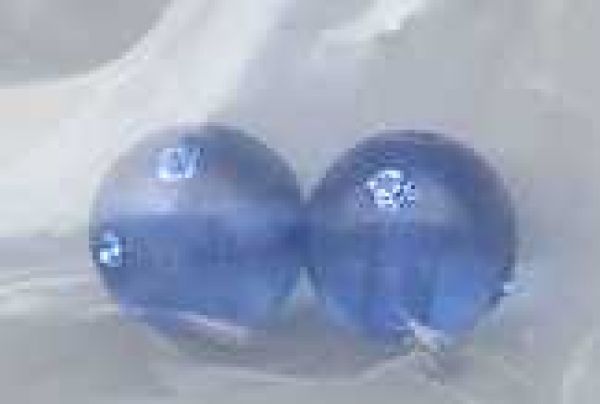 Perle mit Strass blau